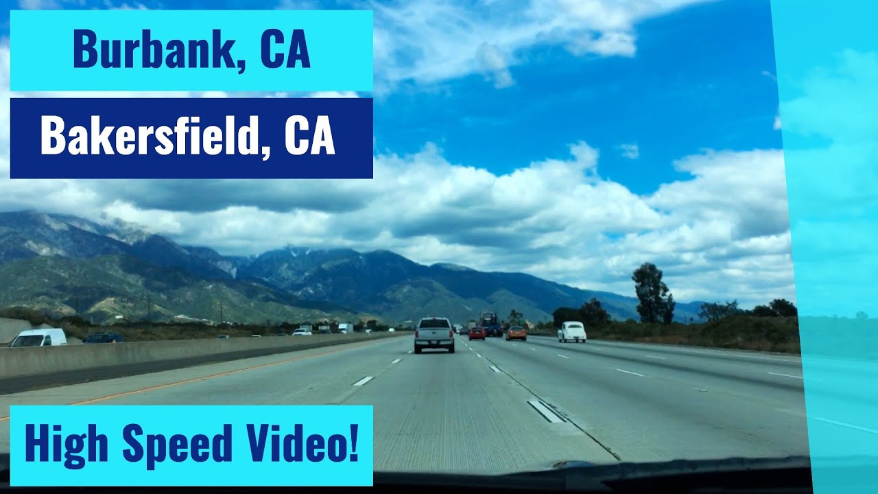 Burbank, CA to Palm Desert, CA High Speed Driving Video YouTube
