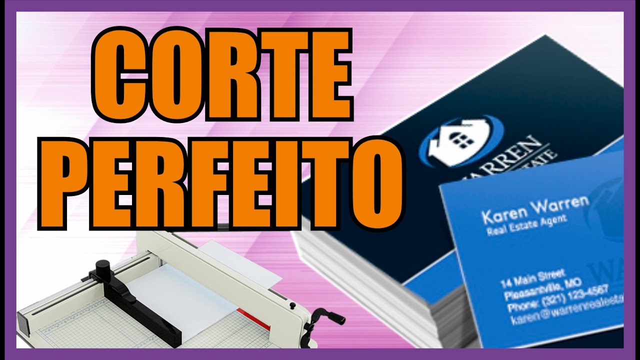 200 CARTÕES EM 10 MINUTOS - DICA DE CORTE NA GUILHOTINA