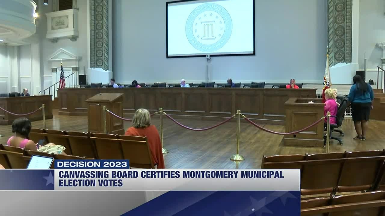 Montgomery municipal election results certified YouTube