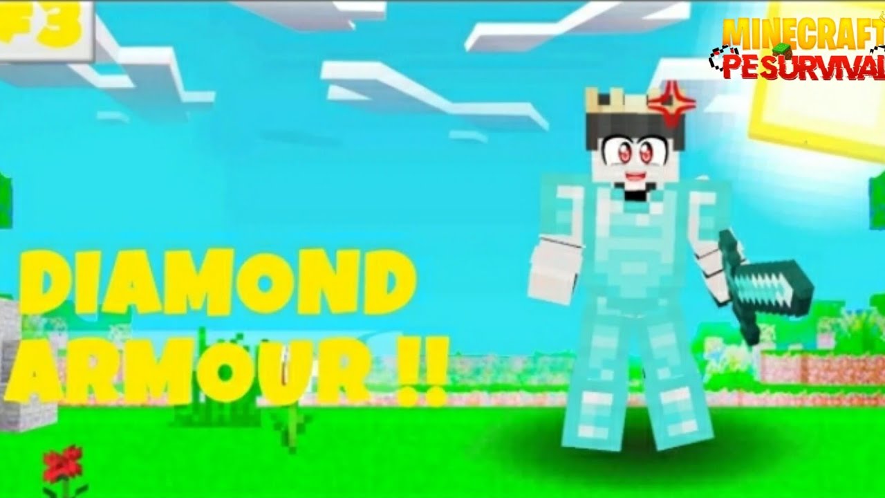 Making A DIAMOND ARMOUR || GONE EPIC 😥😱 | Minecraft Survival ep 4 - YouTube