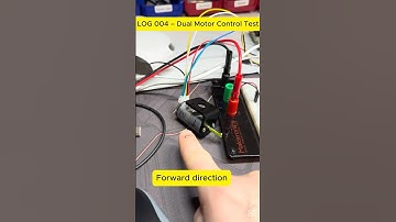 Log 004 – Dual Motor Test with micro-ROS