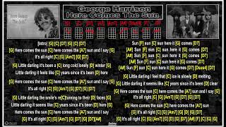 George Harrison - Here Comes The Sun [G] [Jam Track] [Uke chords & lyrics]