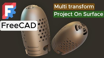 FreeCAD Project On Surface - Create Microphone Housing Using Part Design/Part workbench