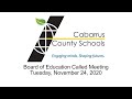 Board of Education Emergency Called Meeting | Live Stream | Tuesday, November 24, 2020