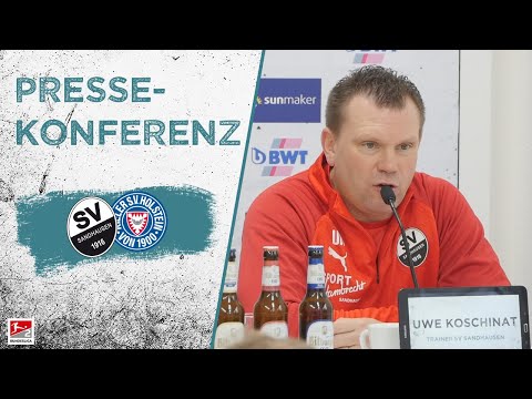 Pressekonferenz | nach dem Spiel | SV Sandhausen - Holstein Kiel