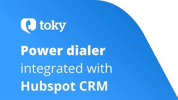 Toky Power Dialer integrated with Hubspot CRM