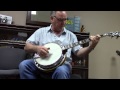 Charlie Cushman Sets Up Gibson Flathead Banjo 9471-4 "The Hollywood Hills No Hole 4"