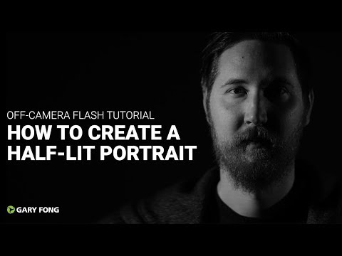 How To Create Dramatic Half Lit Portraits With Two Off-Camera Speedlights