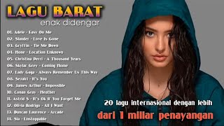 Lagu Barat Slow Enak Didengar [SPOTIFY PLAYLIST 2023] | Adele - Easy On Me, Love Is Gone