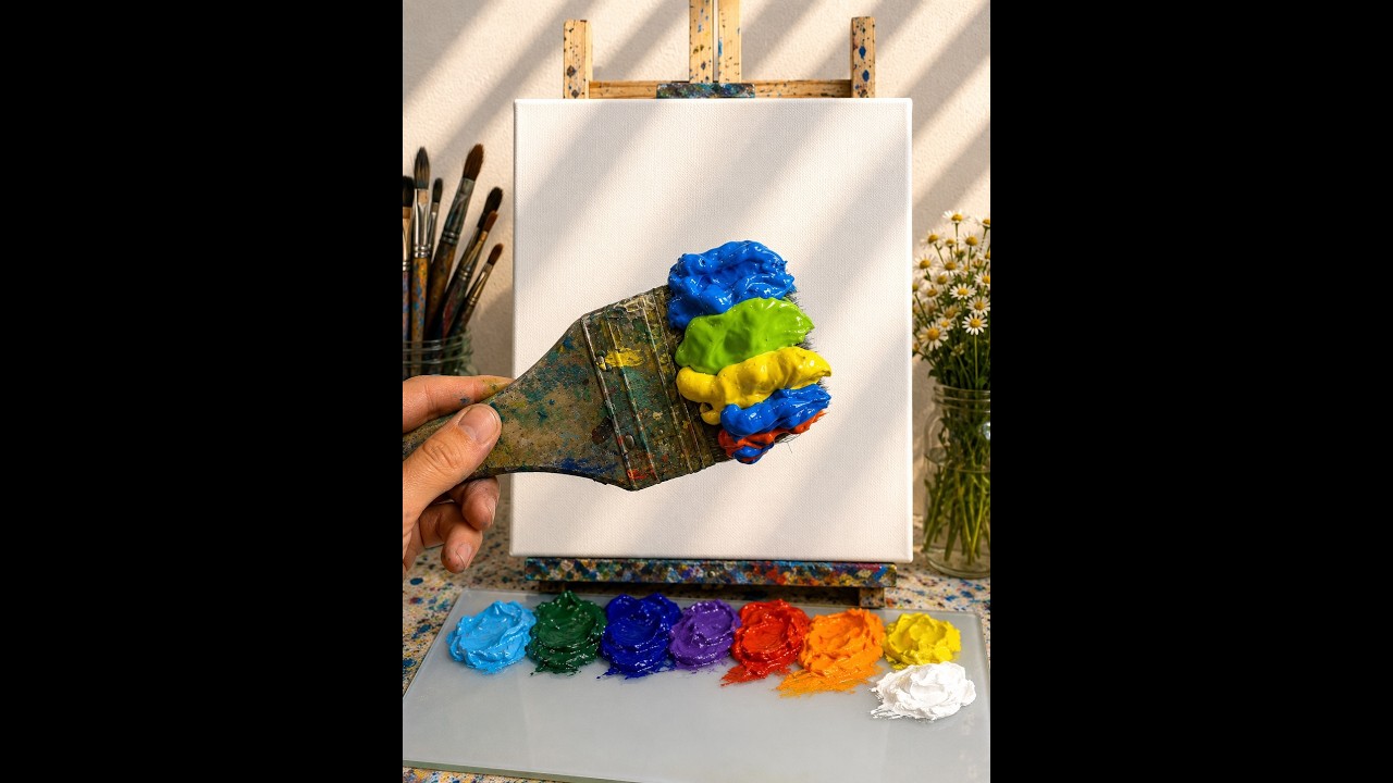 How to Paint Realistic Daisies | Acrylic Flower Painting Tutorial for ...