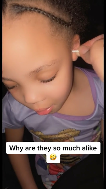 Nova and Jordan love getting their ears cleaned #nova #foryou  #fyp #kids #funny