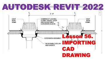 REVIT MEP 2022 - DOCUMENTATION - 56 IMPORT CAD DRAWING