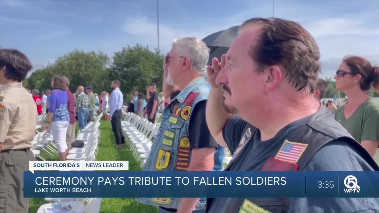 Ceremony at South Florida National Cemetery honors fallen service members