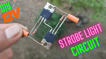 DIY 12V LED STROBE LIGHT USING MOSFET IRF540