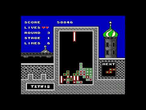 【プレイ動画】テトリス (FC) [ ゲーム紹介用 (20分版) ]