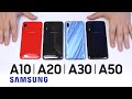 Купил Galaxy A10 вместо Galaxy A40. Распаковка, обзор и сравнение с Samsung Galaxy A20, A30, A50