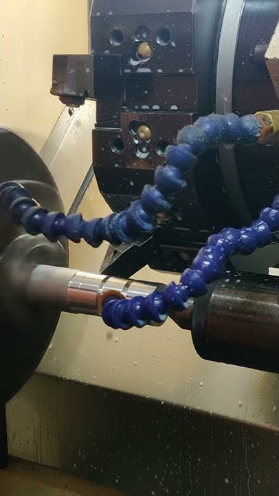 Turning operation in CNC Lathe (using G code and M code) - YouTube