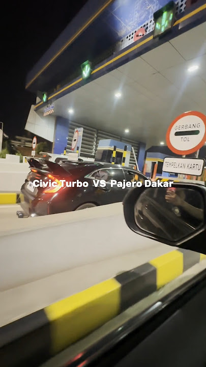 Civic Turbo VS Pajero Dakar by @paradise_4n15 😈🔥‼️ #short #shorts