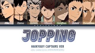 Jopping —(슈퍼엠) Haikyuu!! Captains version (Color Coded Lyrics Han/Rom/Eng)
