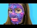 DIY Galaxy Slime Peel-Off Face Mask!