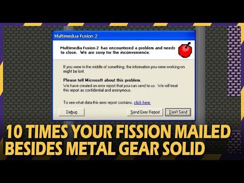 10 TIMES YOUR FISSION MAILED (BESIDES METAL GEAR SOLID) | #ZOOMINGAMES