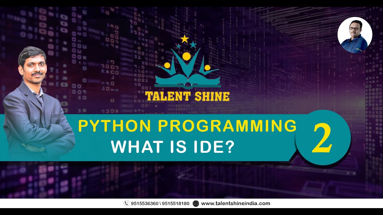 python programming language course - lecture 5 - what... Python Programming Tutorials: What is IDE ? - YouTube