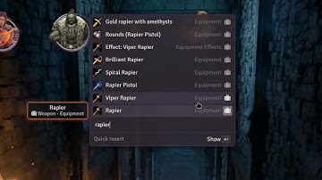 Foundry VTT Modules - Quick Insert