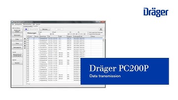 Data transmission from measuring instrument to PC200P
