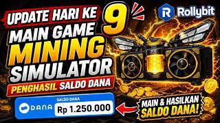 DAY 9 UPDATE PLAYING ROLLYBIT MINING SIMULATOR GAME