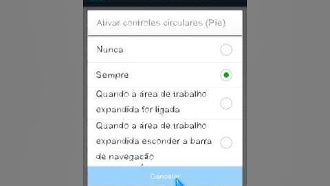 Botões virtuais razr d1