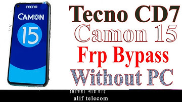 Tecno CD7 Camon 15 frp bypass