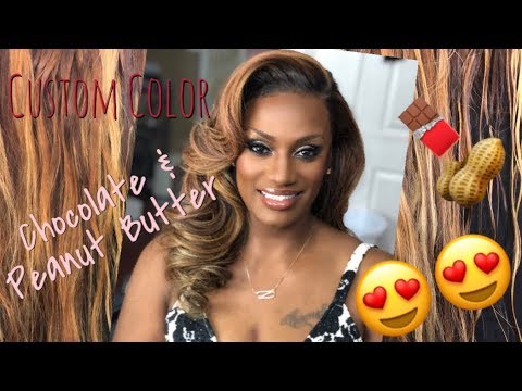 Chocolate & PeanutButter Hair Color
