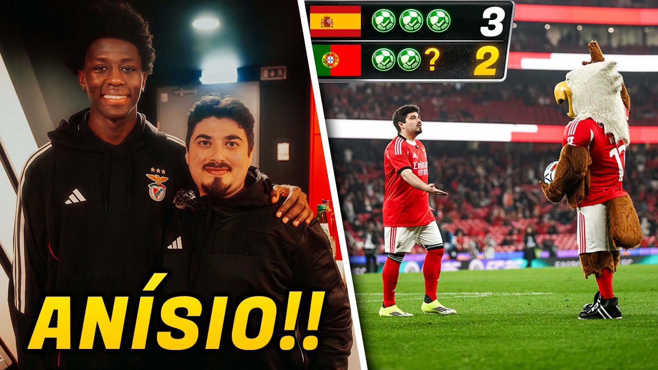 Portugal vs Espanha no Estádio da Luz... e o penálti decisivo foi meu!