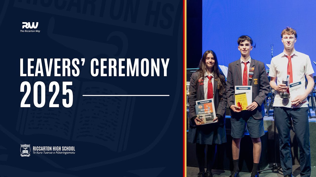 Hb Riccarton Riccarton High School 2025 Leavers' Ceremony - YouTube