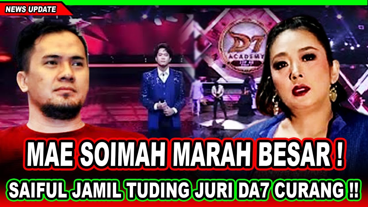 Nazwa Tarakan Tersenggol || Saiful Jamil Tuding Juri DA7 Curang, Emosi Mae Soimah Meledak !!
