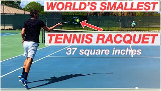 Play Testing the WORLD’S SMALLEST RACQUET | Functional Tennis Saber