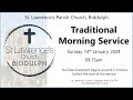 Traditional Morning Service  (09:15)