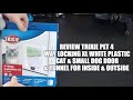 Review Trixie Pet 4 Way Locking XL White Plastic Cat & Small Dog Door & Tunnel For Inside & Outside