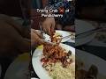 Crab 🦀 in Asian Sauce at Pondicherry #crab #crabs #crabrecipes #seafood #chillicrab #pondicherry