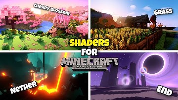 Top 5 Best Shaders🔥for Minecraft PE 1.22 (2025)