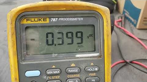 ABB VeriMaster current output calibration of cooling tower drain blowdown