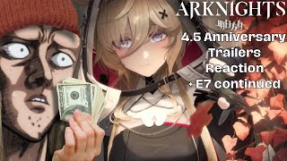 4.5 ANNIVERSARY REACTION + Episode 7 part 3 | ARKNIGHTS Playthrough