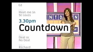 Channel 4 Adverts and Countdown 19 December 2005