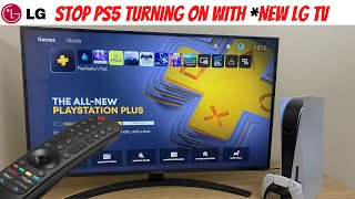 Stop Playstation 5 Turning on With TV