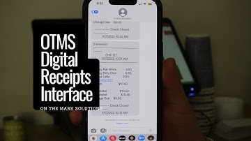 OTMS Digital Receipts - Simphony Interface for SMS and Email Receipts