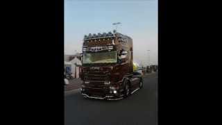 Scania R730 Black Amber Tuning By Team Marra - On The Road(Part 4)