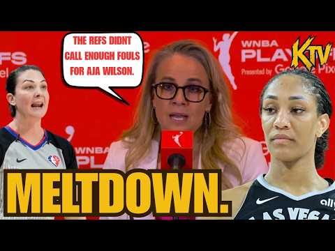 Caitlin Clark GETS JUSTICE! Becky Hammon BLAMES REFS for Aja Wilson GAME 3 MELTDOWN GETTING SWEPT