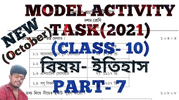 model activity task class 10 history part 7,class 10 model activity task history part 7