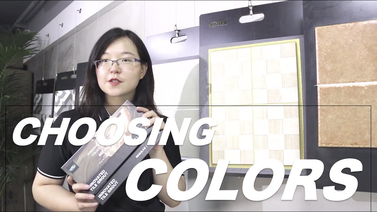 HOW TO CHOOSE GROUT COLOR FROM PERFLEX® GLITTER AND SANDED MATT TILE