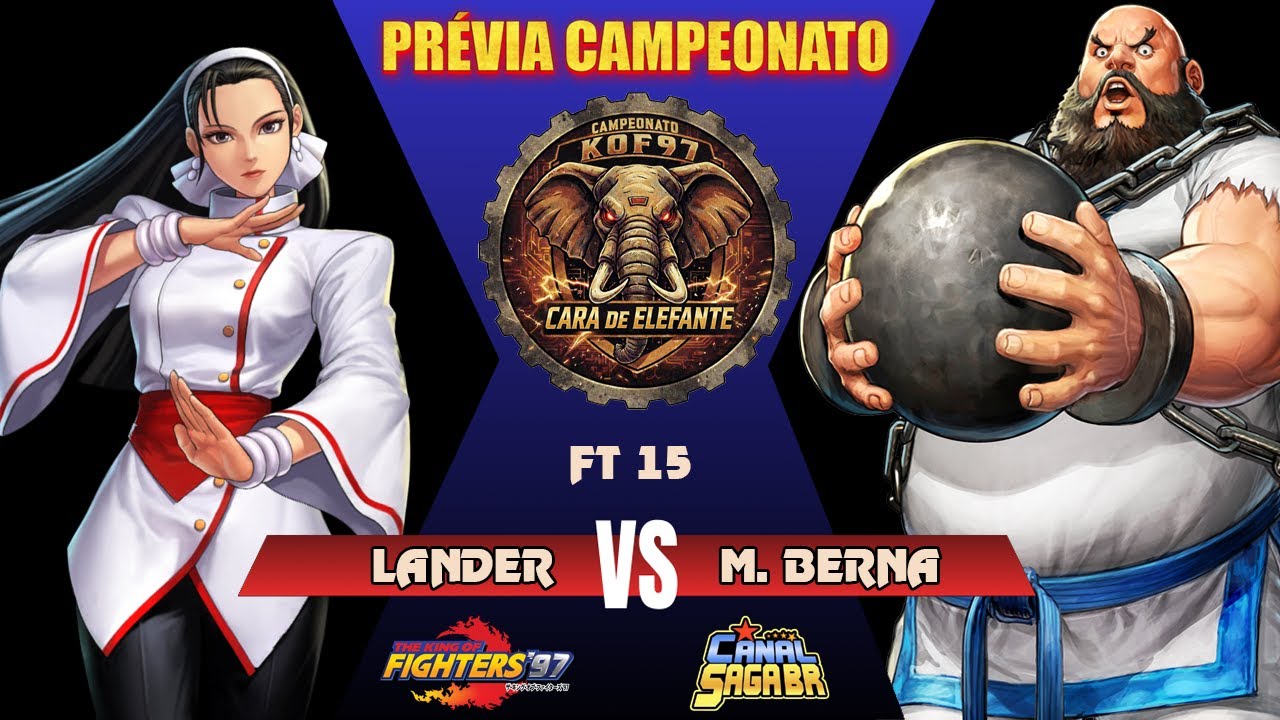 PRÉ CAMPEONATO KOF97 CARA DE ELEFANTE FT15: LANDER X MESTRE BERNA